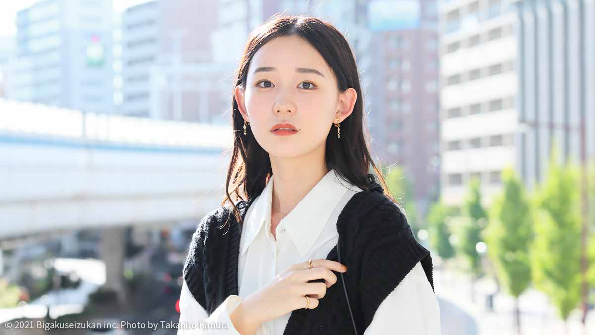 島下玲花 神戸女子短期大学 目指せカリスマ店員 人気ファッションブランドで働くオシャレ美女 美学生図鑑