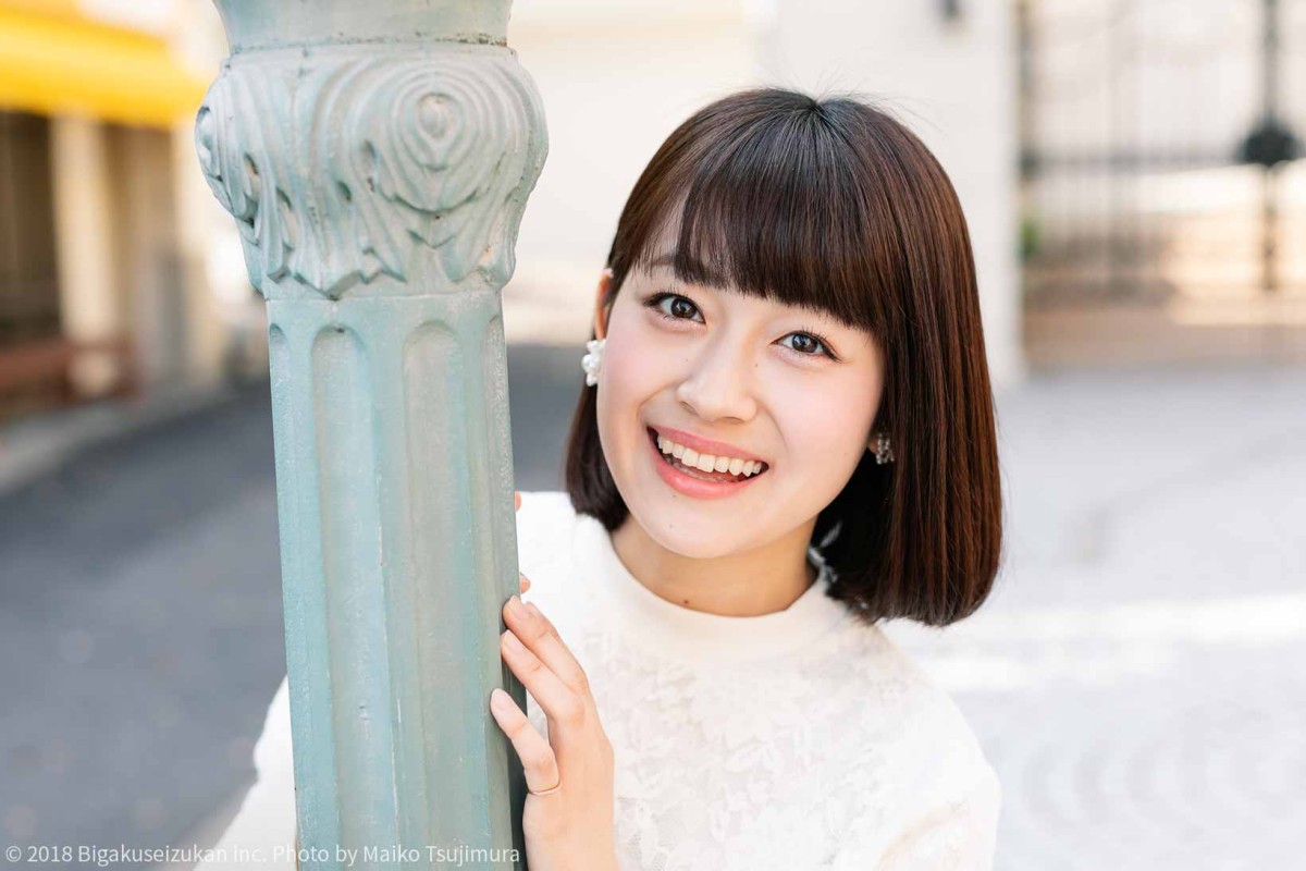 中村葵 中村葵(神戸女子大学)「特技はくしゃみのモノマネ!第48期サンテレビガールズ」 | 美学生図鑑